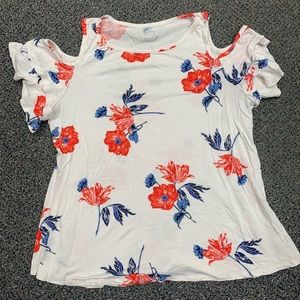 Maurices cold shoulder 24/7 dressy tee